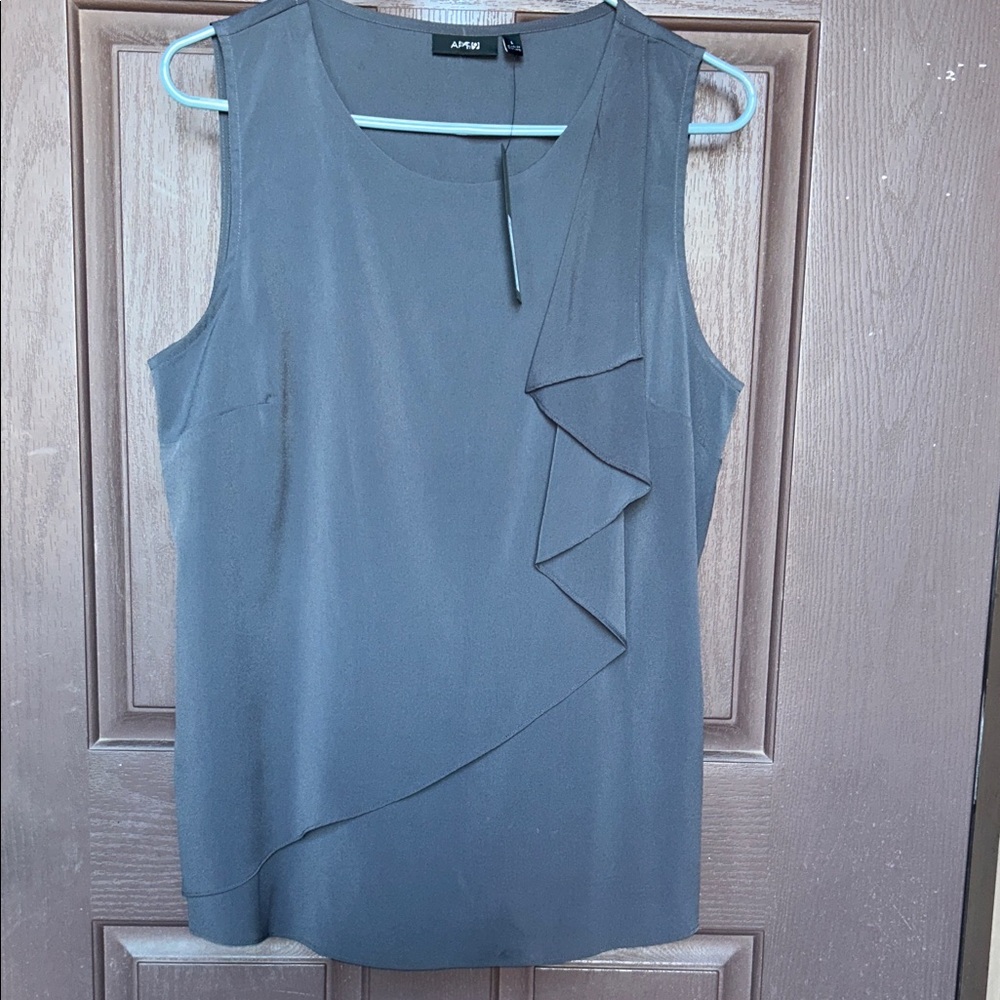 Apt. 9 Gray Sleeveless Top